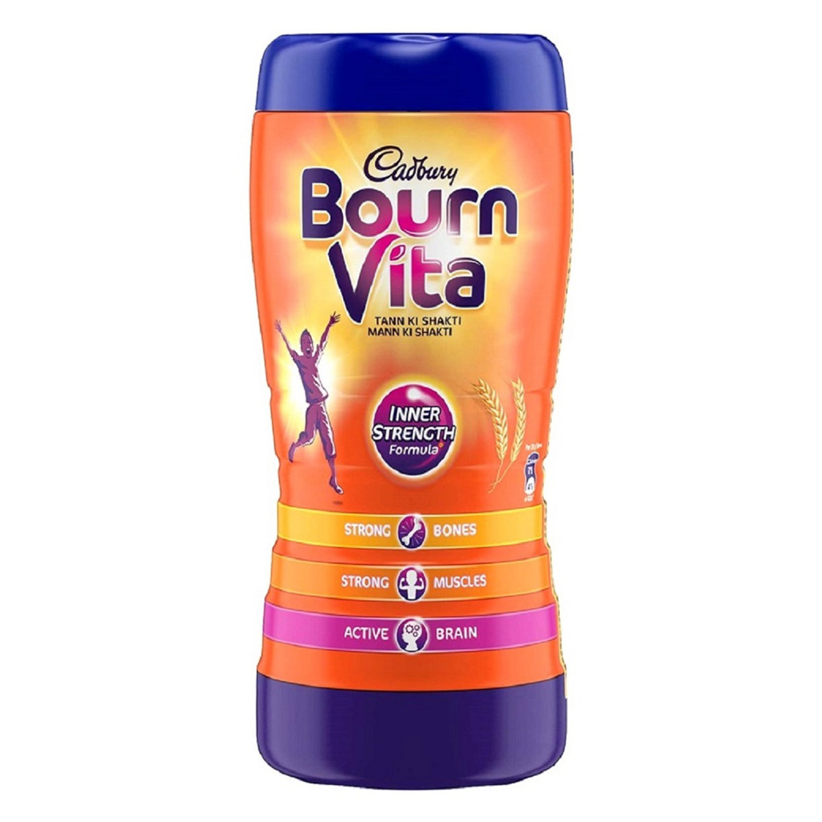 Cadbury Bournvita Nutrition Powder 1 kg Refill Pack | Inner Strength Formula | For Strong Bones, Muscle & Active Brain | Nutritional Drink For Kids, Pack of 1 Cadbury Bournvita Nutrition Powder 1 kg Refill Pack | Inner Strength Formula | For Strong Bones, Muscle & Active Brain | Nutritional Drink For Kids, Pack of 1
