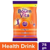 Cadbury Bournvita Nutrition Powder, 75 gm Refill Pack, Pack of 1