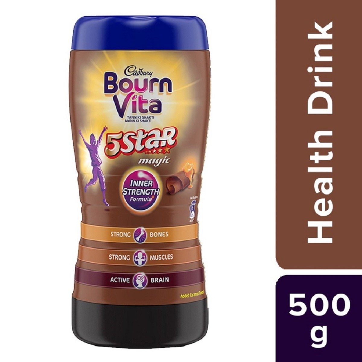 Cadbury Bournvita 5 Star Magic Nutrition Powder, 500 gm Jar, Pack of 1 Cadbury Bournvita 5 Star Magic Nutrition Powder, 500 gm Jar, Pack of 1