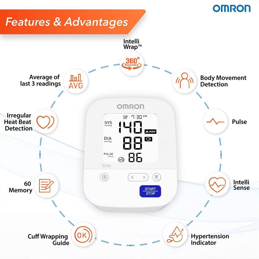 Omron Blood Pressure Monitor HEM-7156, 1 Count, Pack of 1 Omron Blood Pressure Monitor HEM-7156, 1 Count, Pack of 1