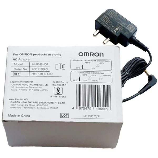 Omron B.P Monitor Accessory AC Adaptor HHP-BH01-1N, Pack of 1