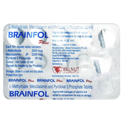 Brainfol Plus Tablet ,15's, Pack of 15 TabletS