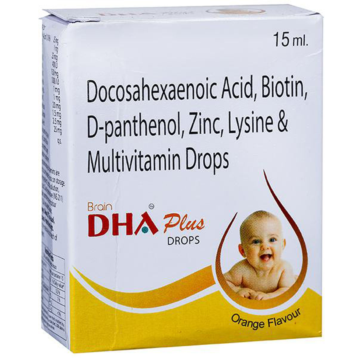 Buy Brain DHA Plus Orange Flav Drop 15 ml Online
