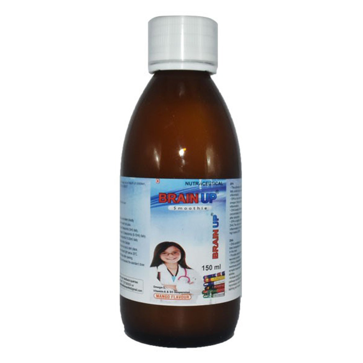 Brain UP Smoothie Mango Suspension 150 ml, Pack of 1 Brain UP Smoothie Mango Suspension 150 ml, Pack of 1