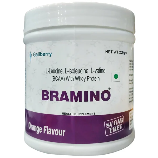 Bramino Sugar Free Orange Flavour Powder 200 gm