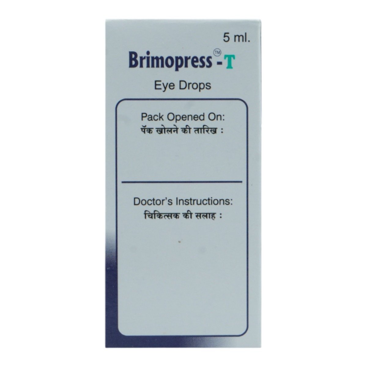Brimopress T Eye Drop 5 ml, Pack of 1 Brimopress T Eye Drop 5 ml, Pack of 1