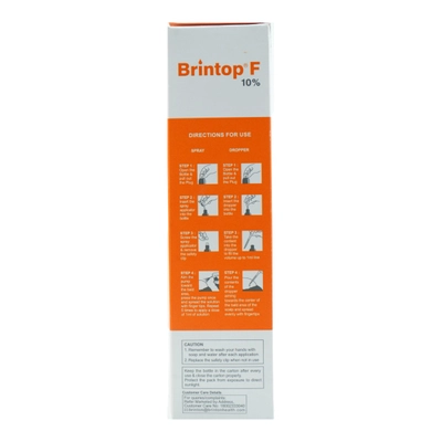 Brintop F 10% Solution 100 ml, Pack of 1 SOLUTION