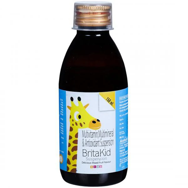 Britakid Mixed Fruit Suspension 150 ml, Pack of 1