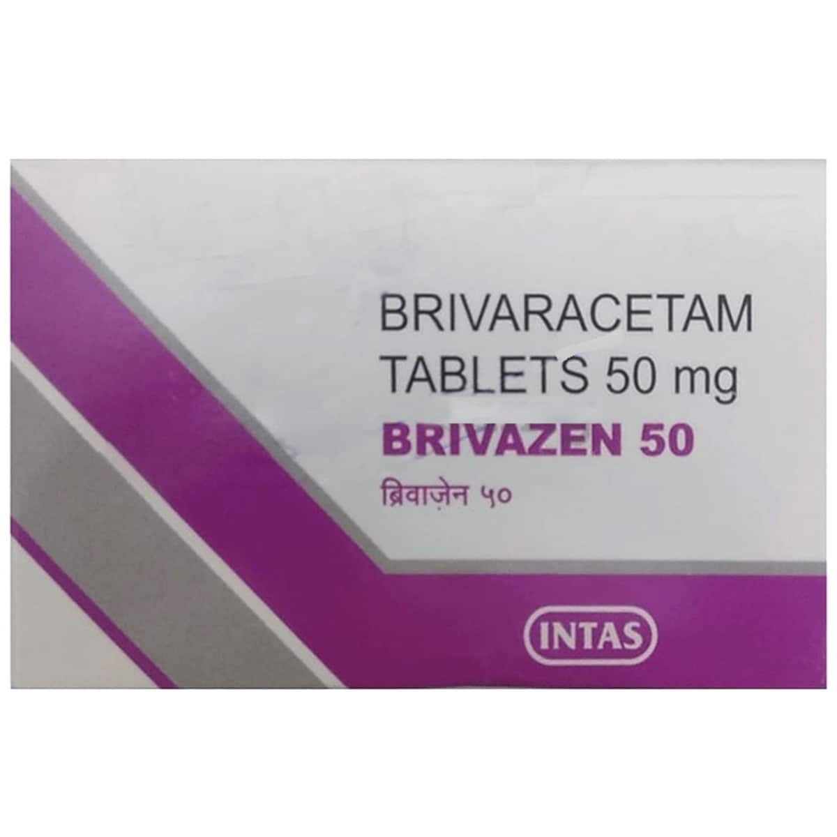 Brivazen 50 Tablet 10's, Pack of 10 TABLETS Brivazen 50 Tablet 10's, Pack of 10 TABLETS