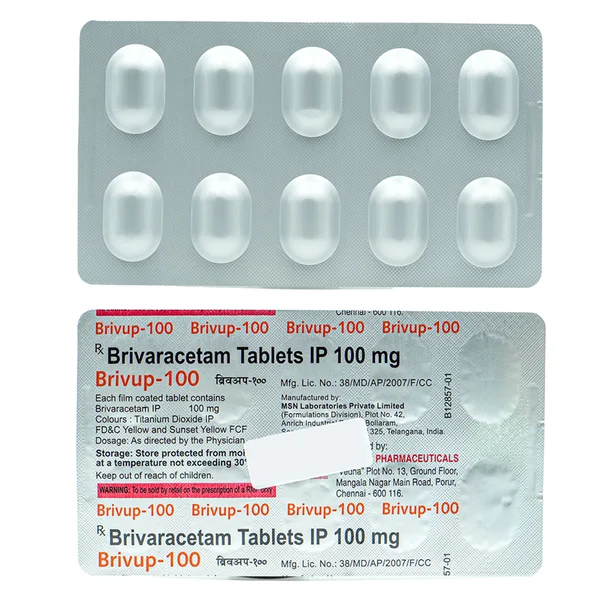 Brivup-100 Tablet 10's, Pack of 10 TABLETS