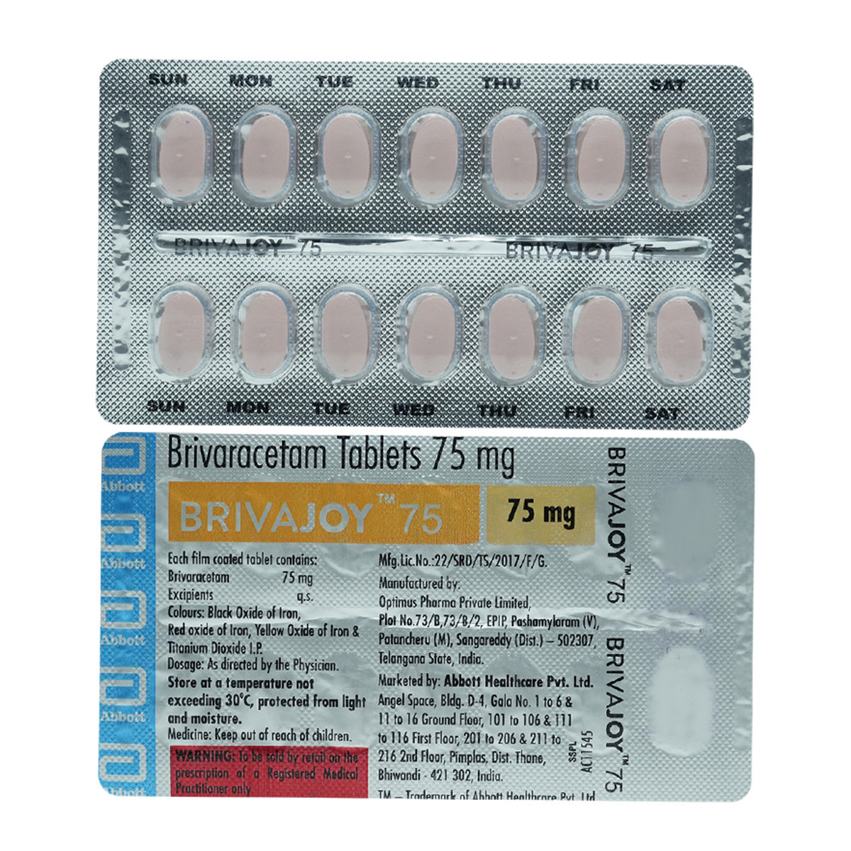 Brivajoy 75 Tablet 14's, Pack of 14 TABLETS Brivajoy 75 Tablet 14's, Pack of 14 TABLETS
