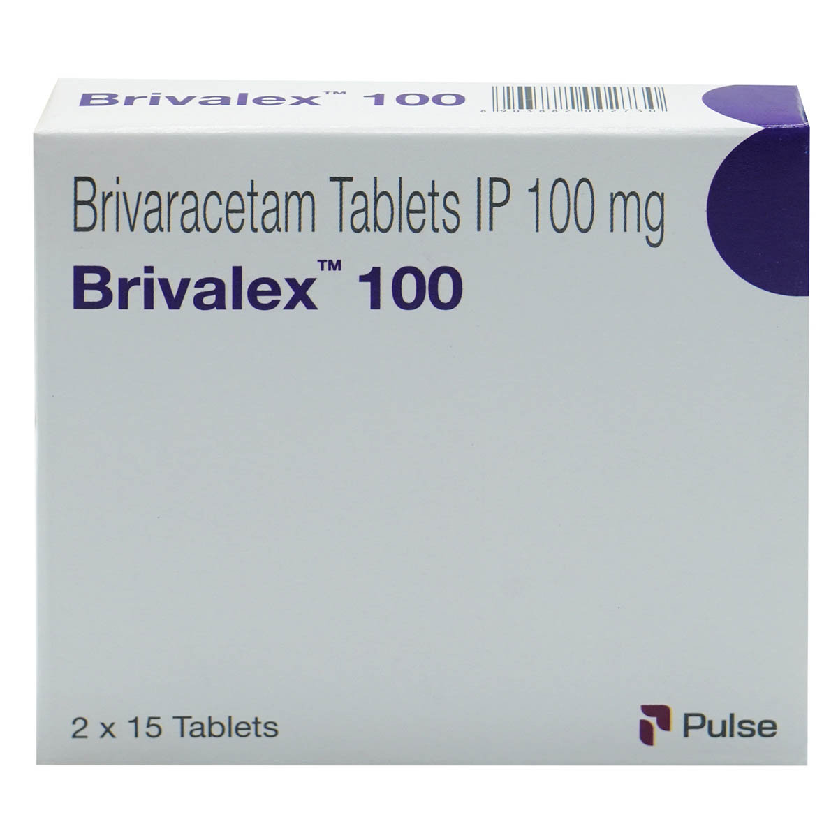 Brivalex 100 Tablet 15's, Pack of 15 TABLETS Brivalex 100 Tablet 15's, Pack of 15 TABLETS