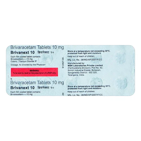 Brivanext 10 Tablet 10's