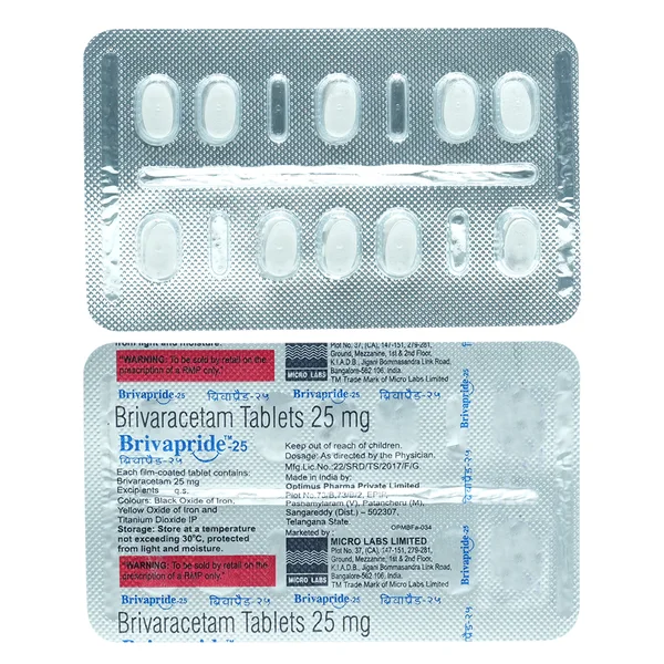 Brivapride-25 Tablet 10's