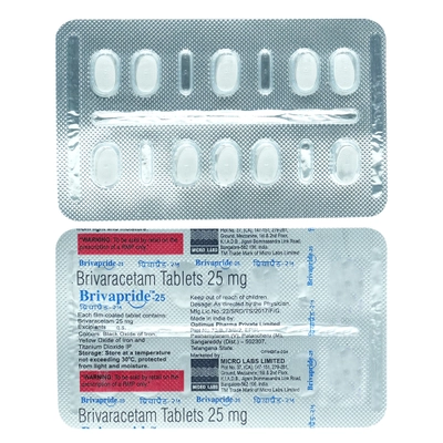 Brivapride-25 Tablet 10's, Pack of 10 TABLETS