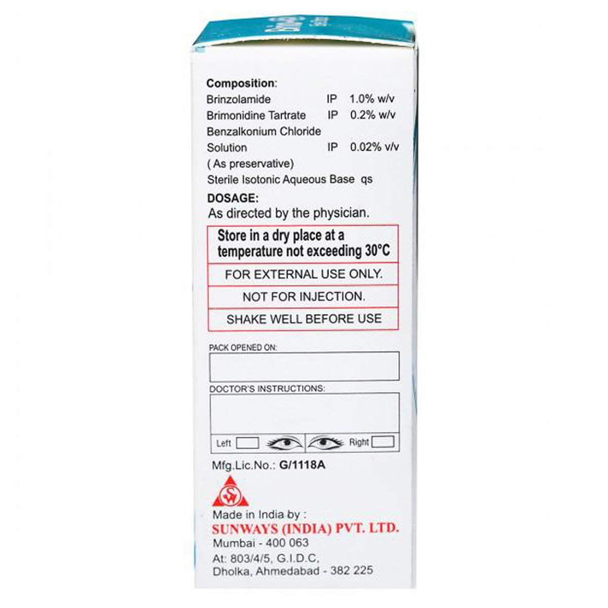 Brio B Eye Drop 5 ml, Pack of 1 EYE DROP Brio B Eye Drop 5 ml, Pack of 1 EYE DROP