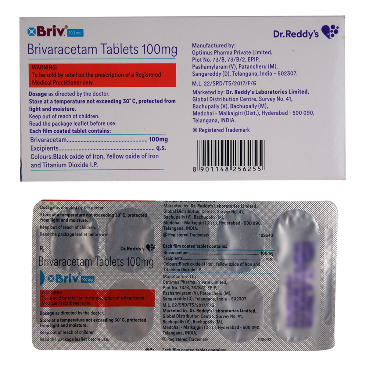 Briv Plus 100 Tablet 10's, Pack of 10 TABLETS Briv Plus 100 Tablet 10's, Pack of 10 TABLETS