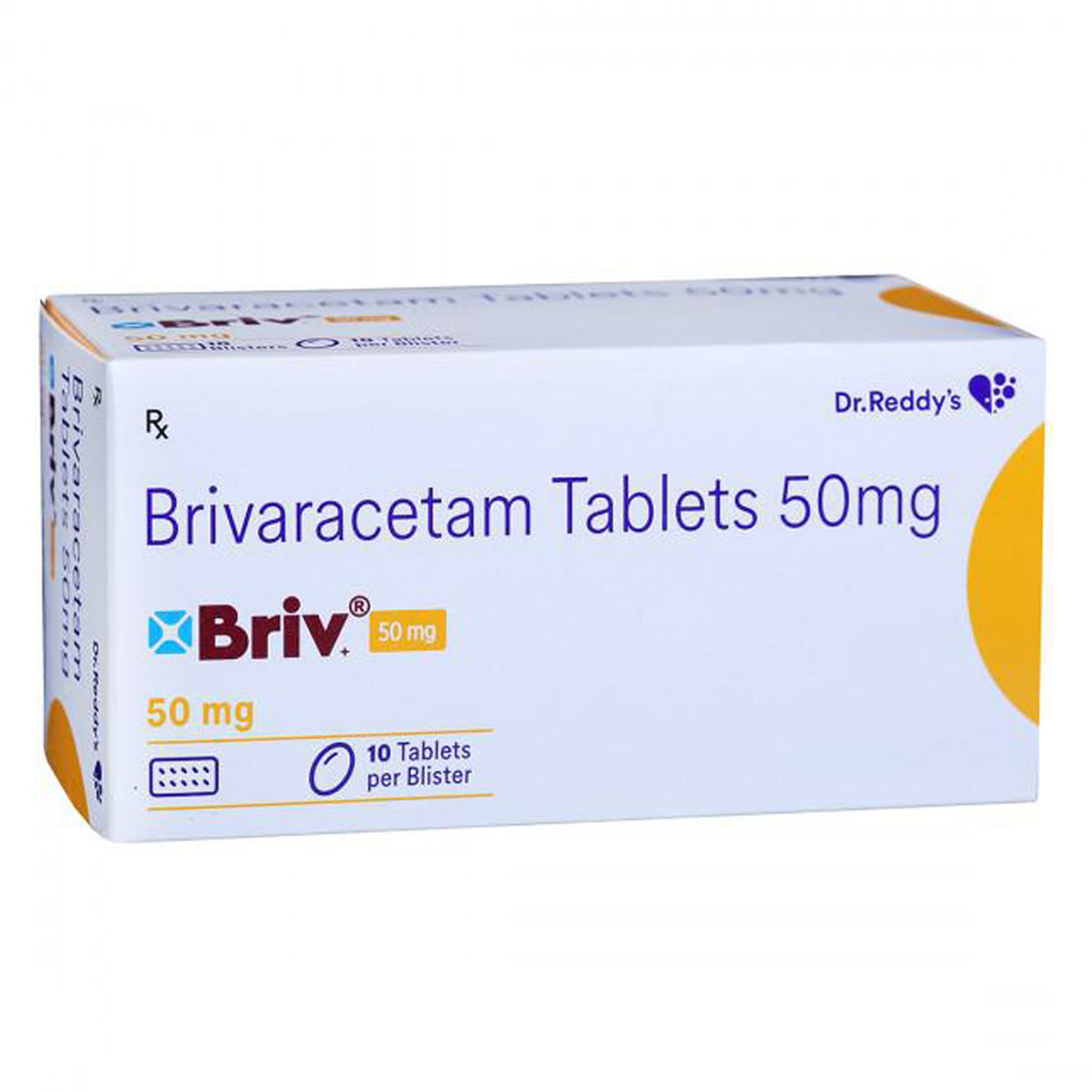 Buy Briv Plus 50 Tablet 10's Online
