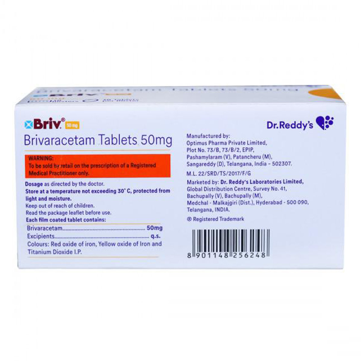 Briv Plus 50 Tablet 10's, Pack of 10 TABLETS Briv Plus 50 Tablet 10's, Pack of 10 TABLETS