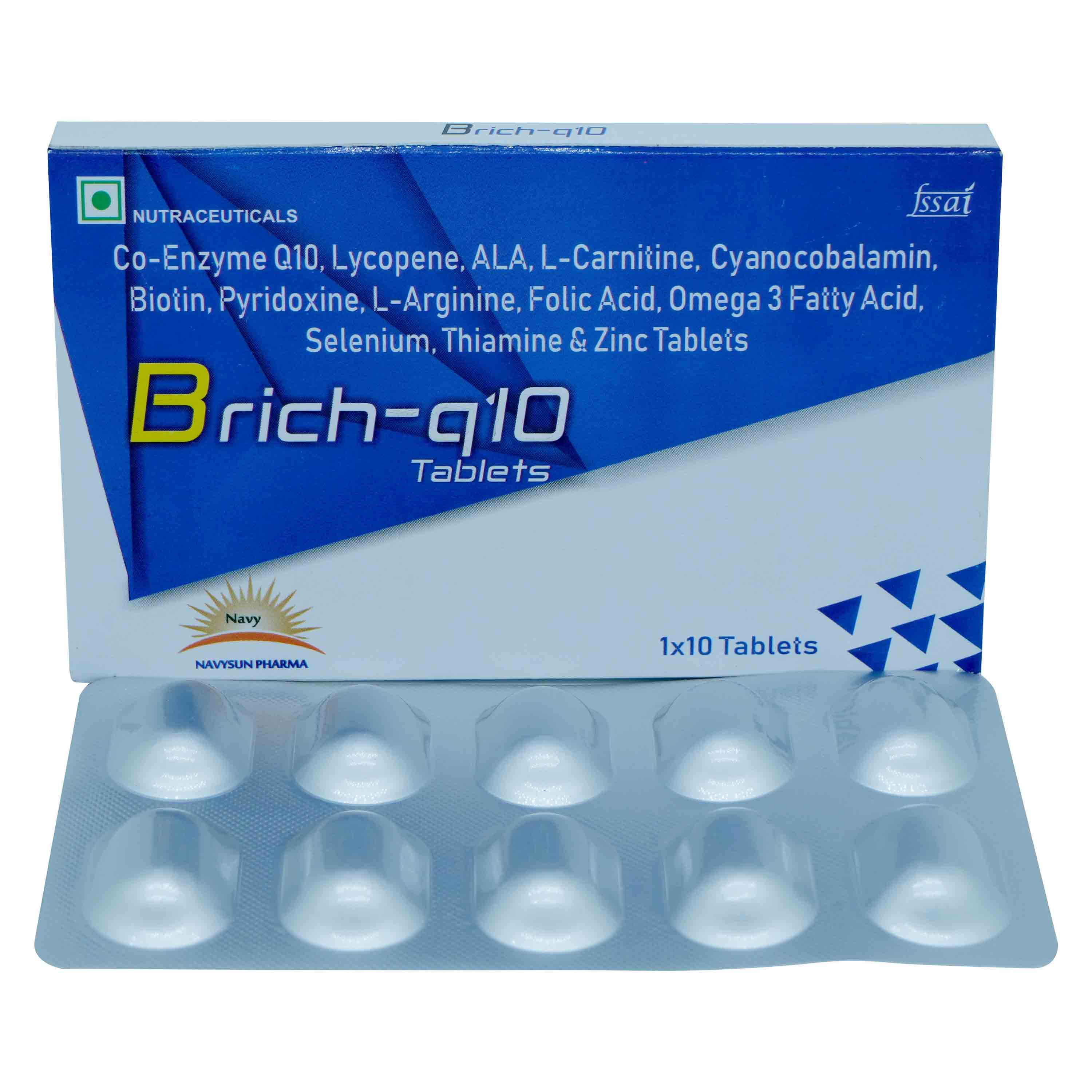 Brich-Q10 Tablet 10's, Pack of 10 Brich-Q10 Tablet 10's, Pack of 10