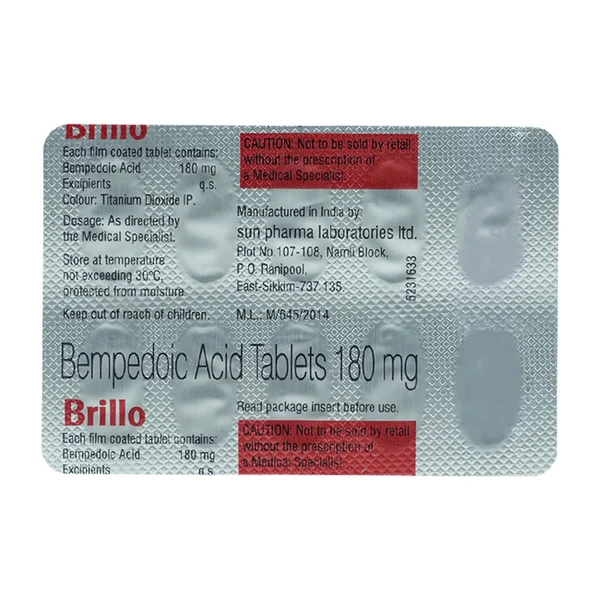 Brillo 180 Tablet 10's
