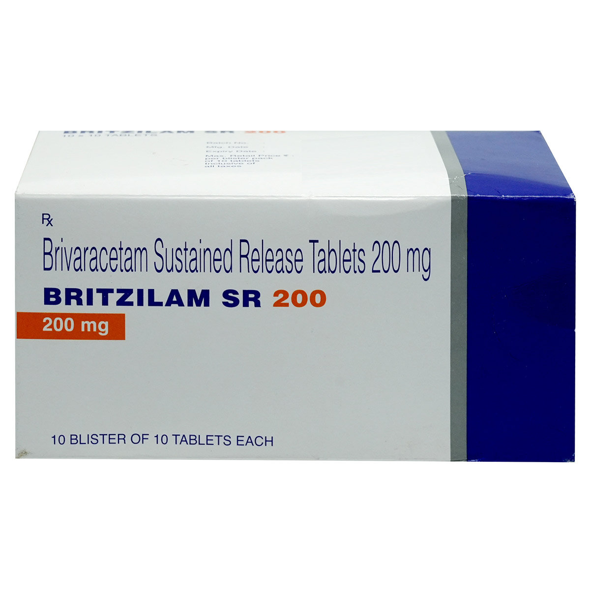 Britzilam SR 200 Tablet 10's, Pack of 10 TabletS Britzilam SR 200 Tablet 10's, Pack of 10 TabletS