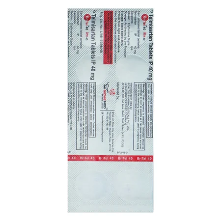 Britel 40 Tablet 10's