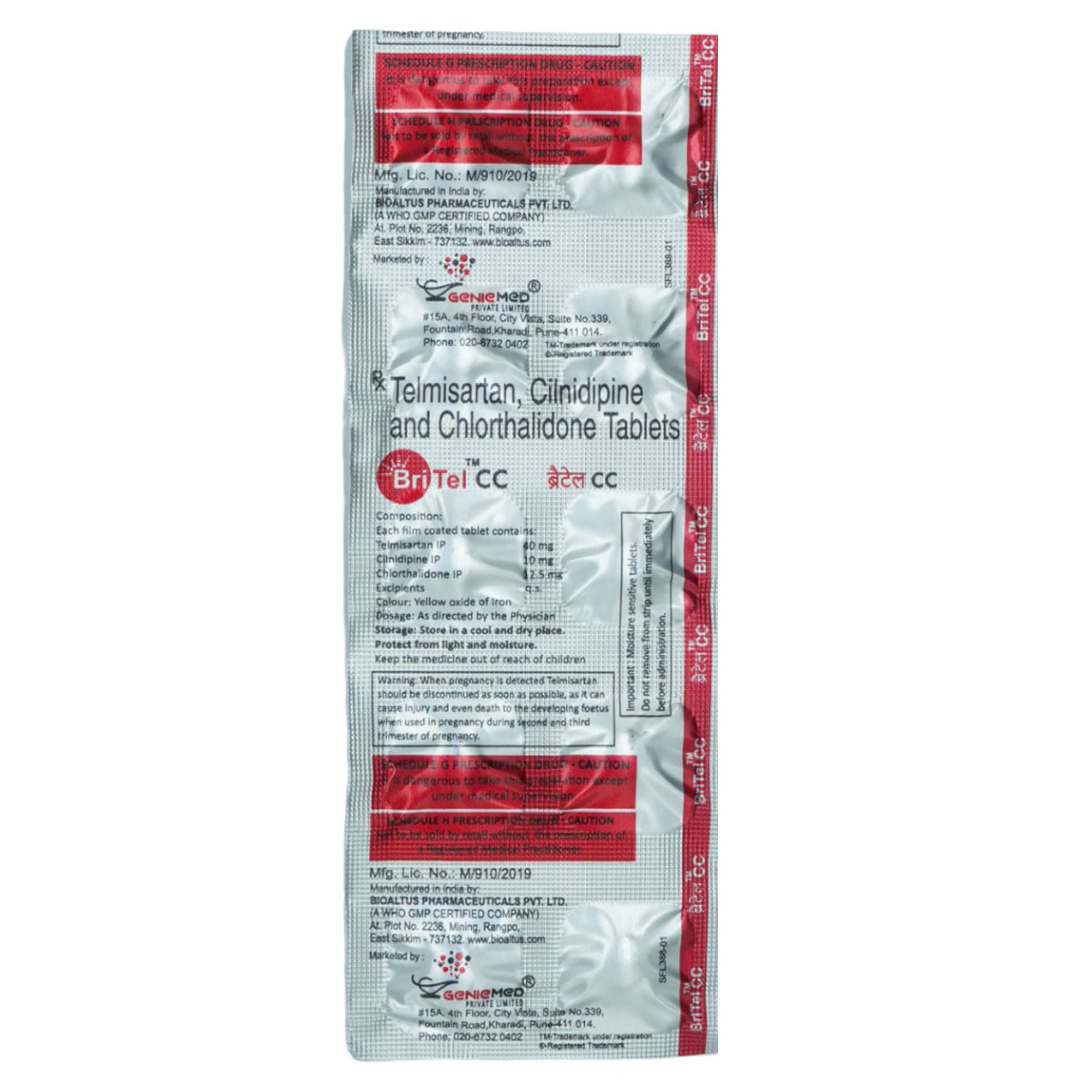 Britel CC Tablet 10's, Pack of 10 Britel CC Tablet 10's, Pack of 10