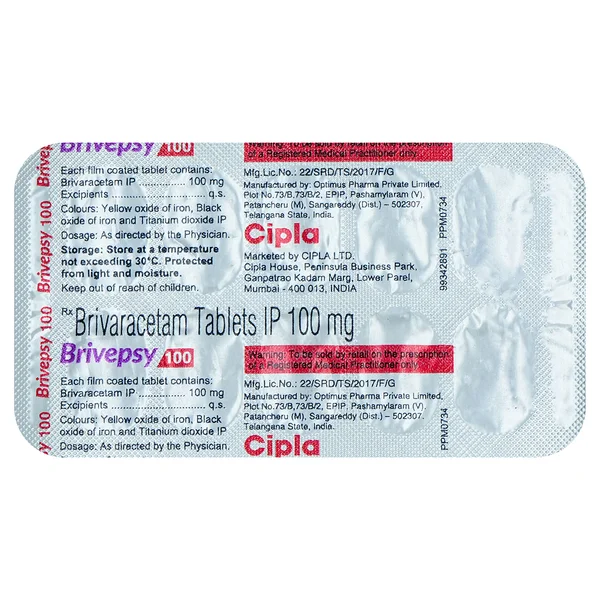 Brivepsy 100 Tablet 10's