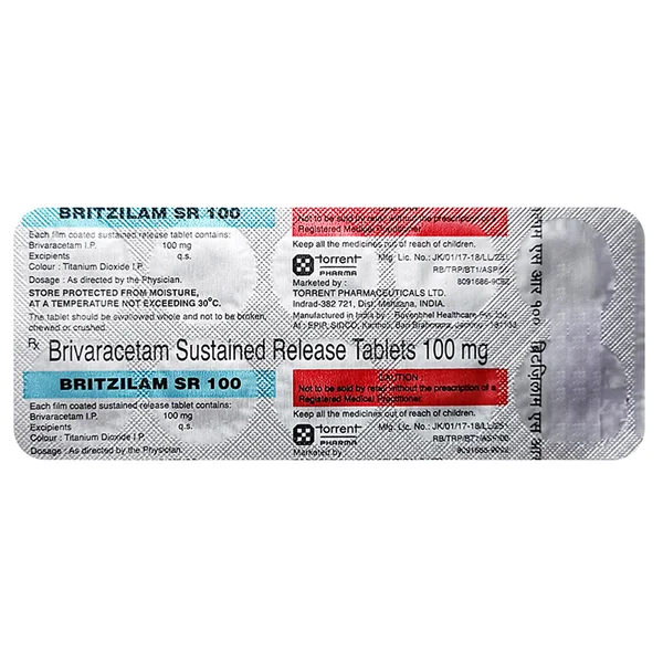 Britzilam SR 100 Tablet 10's