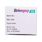 Brivepsy 50 Tablet 10's, Pack of 10 CapsuleS