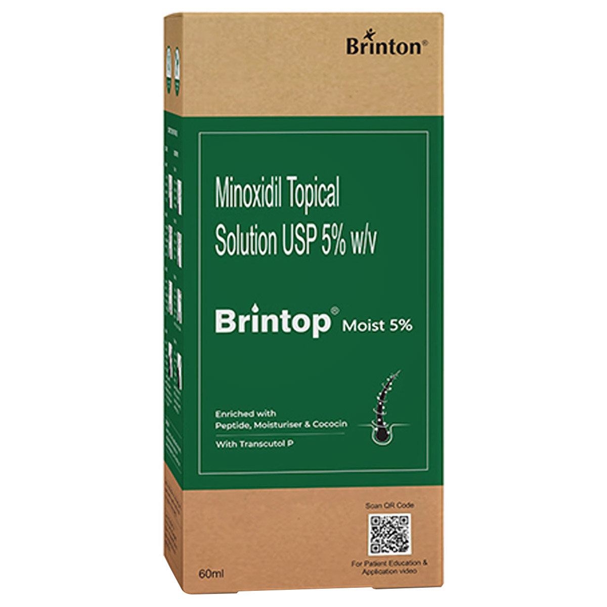 Brintop Moist 5% Topical Solution 60 ml, Pack of 1 Tablet Brintop Moist 5% Topical Solution 60 ml, Pack of 1 Tablet