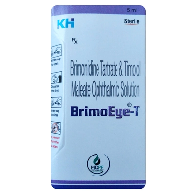 Brimoeye-T Ophthalmic Solution 5 ml, Pack of 1 EYE DROPS