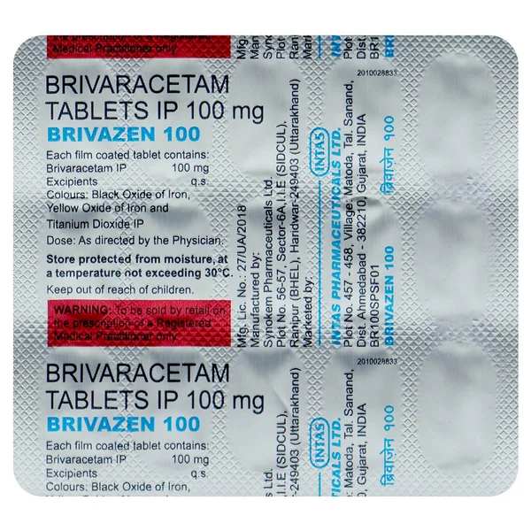Brivazen 100 Tablet 15's
