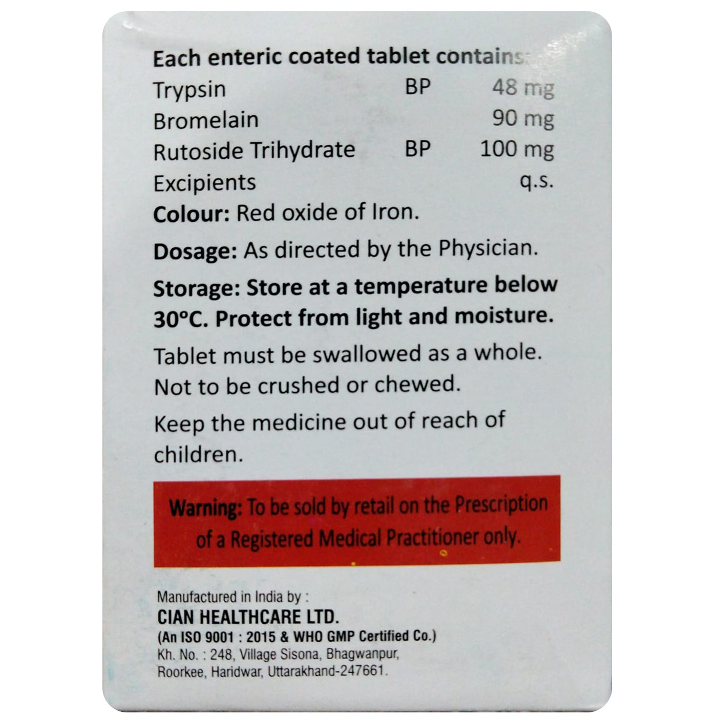 Bronon Tablet 10's, Pack of 10 Bronon Tablet 10's, Pack of 10