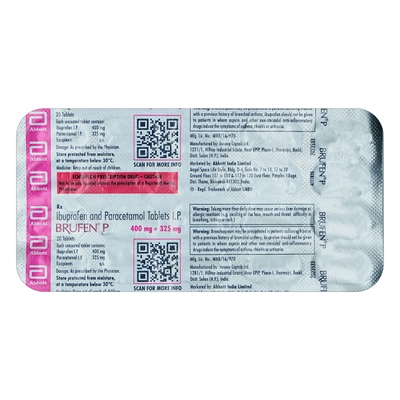 Brufen P Tablet 20's, Pack of 20 TabletS