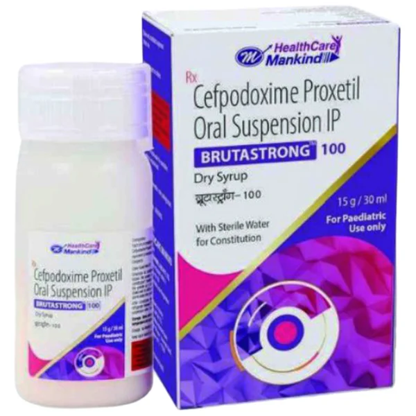 Brutastrong 100 Paediatric Dry Syrup 30 ml