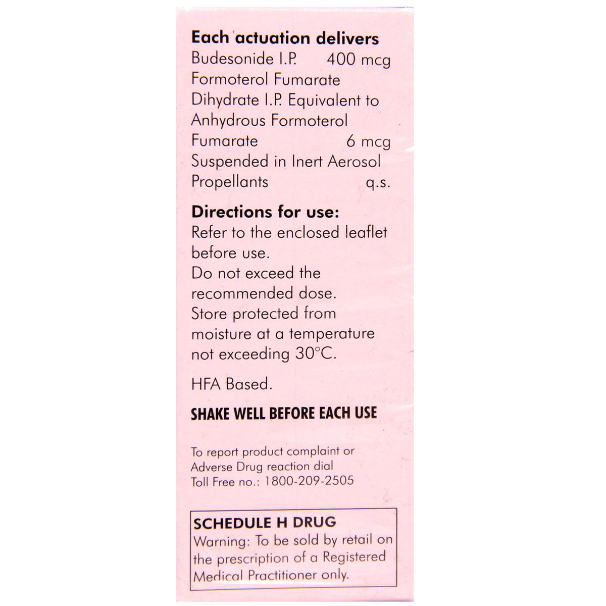 Budamate 400 Transhaler, Pack of 1 INHALER Budamate 400 Transhaler, Pack of 1 INHALER