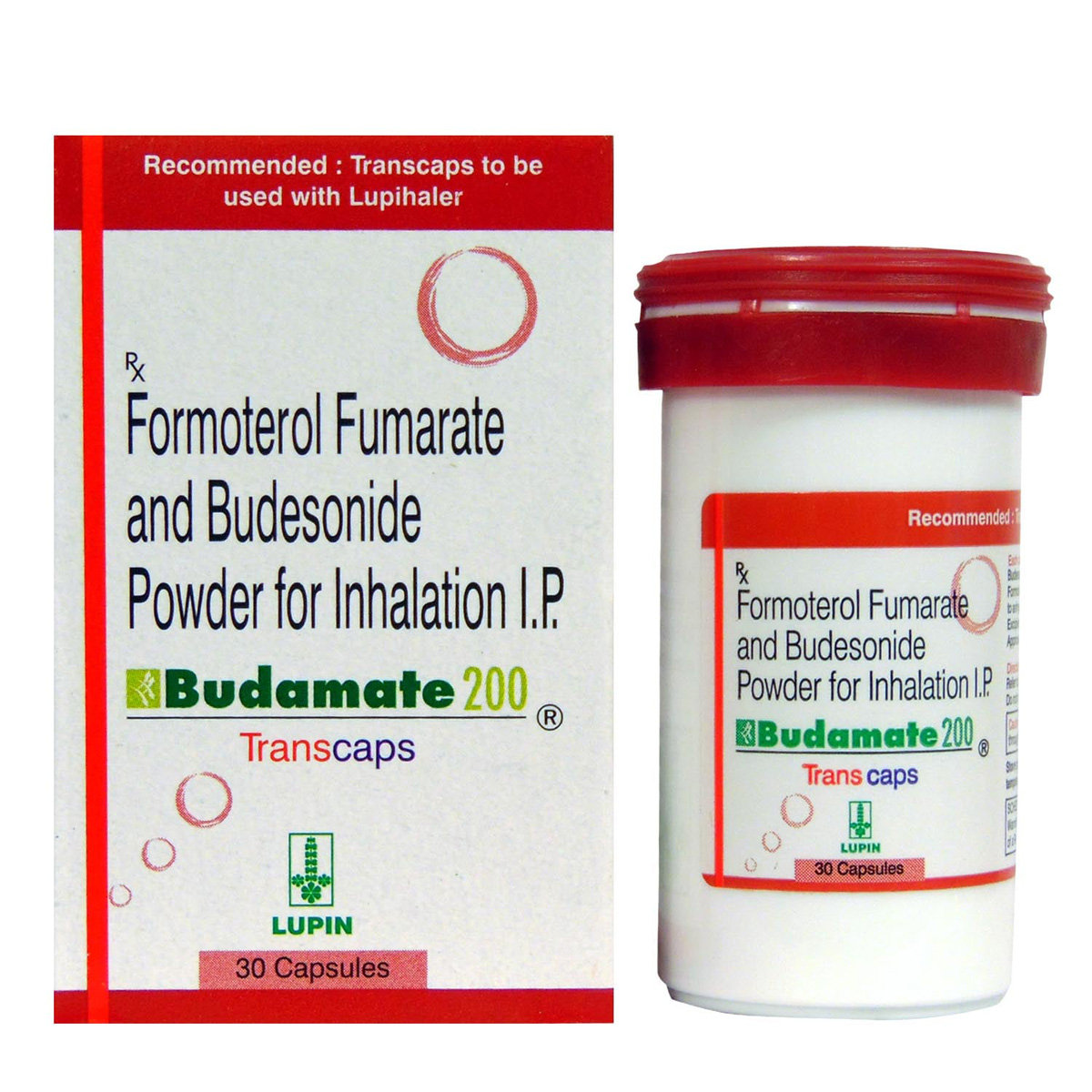 Budamate 200 Transcaps 30's, Pack of 1 TRANSCAP Budamate 200 Transcaps 30's, Pack of 1 TRANSCAP