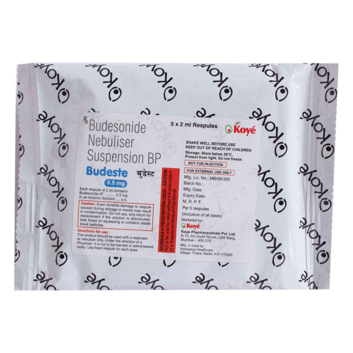 Buy Budeste 0.5 mg Respule 2 ml Online