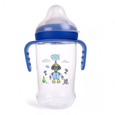 Budds Buddy Feeding Bottle Wide Neck 250 ml, Pack of 1