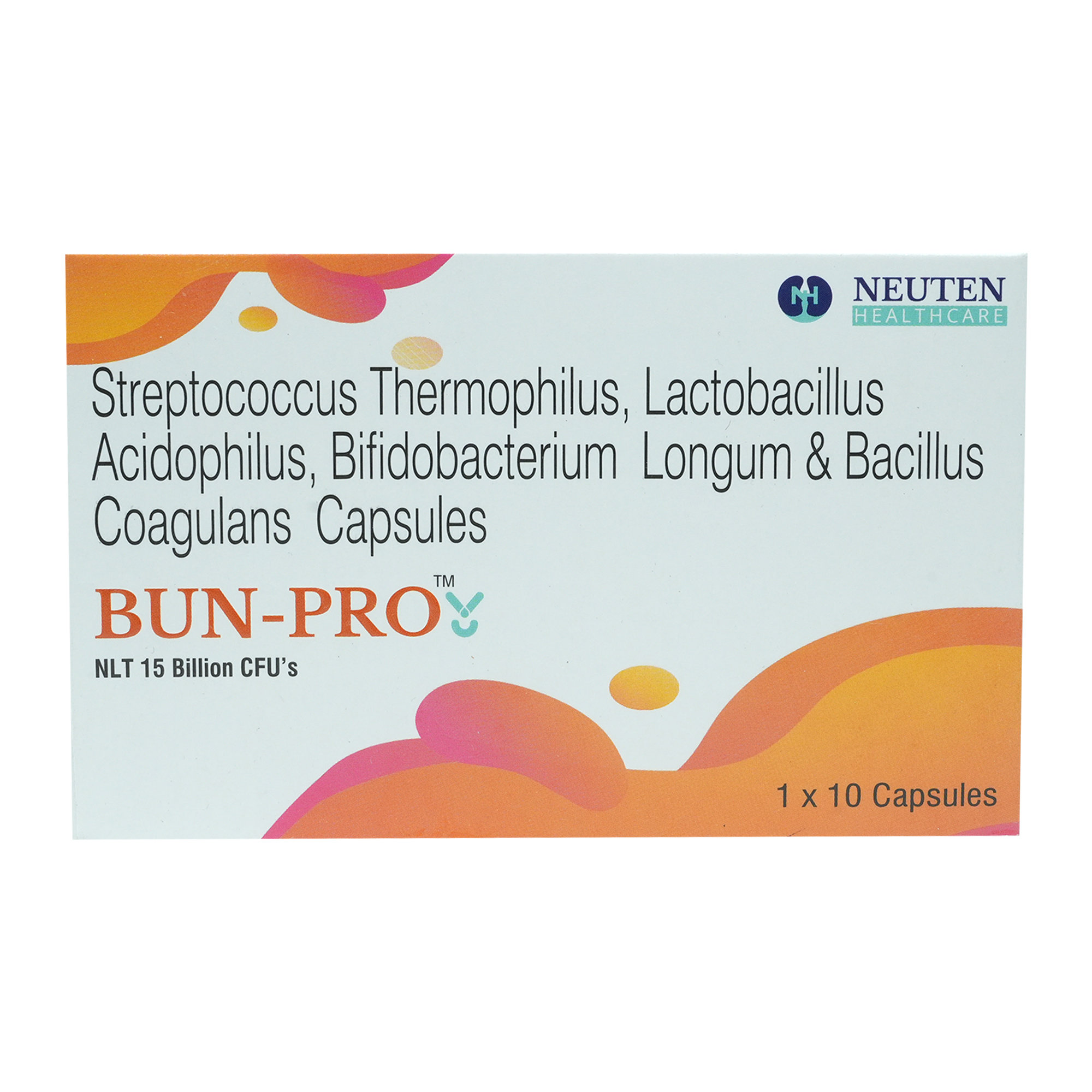 Bun Pro NLT Capsule 10's, Pack of 10 Bun Pro NLT Capsule 10's, Pack of 10