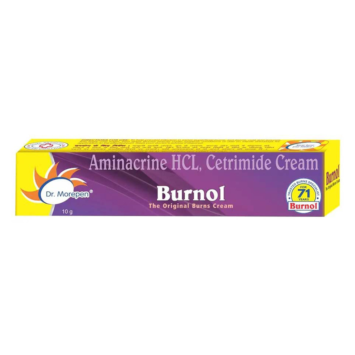 Dr. Morepen Burnol Cream, 10 gm, Pack of 1 Dr. Morepen Burnol Cream, 10 gm, Pack of 1