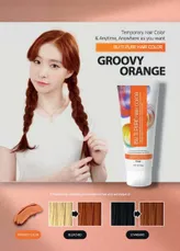 Butipure Groovy Orange Hair Colour, 60 gm, Pack of 1
