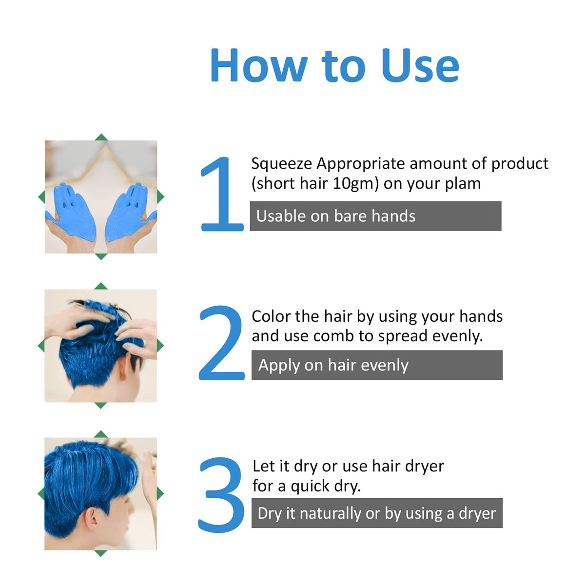 Butipure Midnight Blue Hair Colour, 60 gm, Pack of 1 Butipure Midnight Blue Hair Colour, 60 gm, Pack of 1