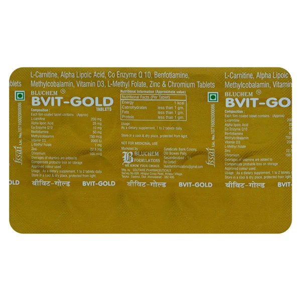 Bvit-Gold Tablet 10's