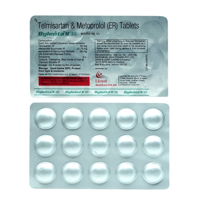 Bylenta M 25 Tablet 15's, Pack of 15 TabletS