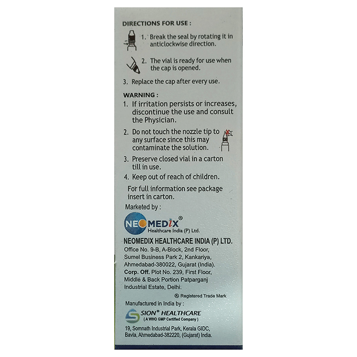 Bysipin Sterile Eye Drops 5 ml, Pack of 1 EYE DROPS Bysipin Sterile Eye Drops 5 ml, Pack of 1 EYE DROPS