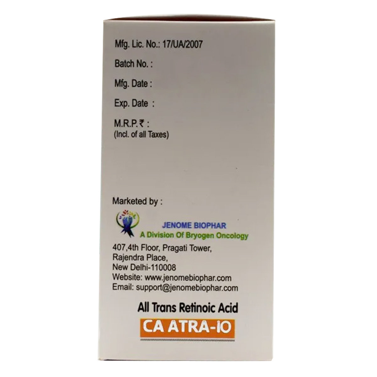 CA Atra 10 Softgel Capsule 100's, Pack of 1 CAPSULE CA Atra 10 Softgel Capsule 100's, Pack of 1 CAPSULE