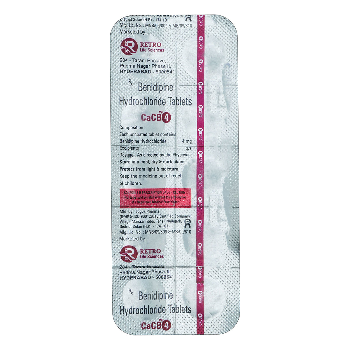 Buy Cacb 4 Tablet 10's Online